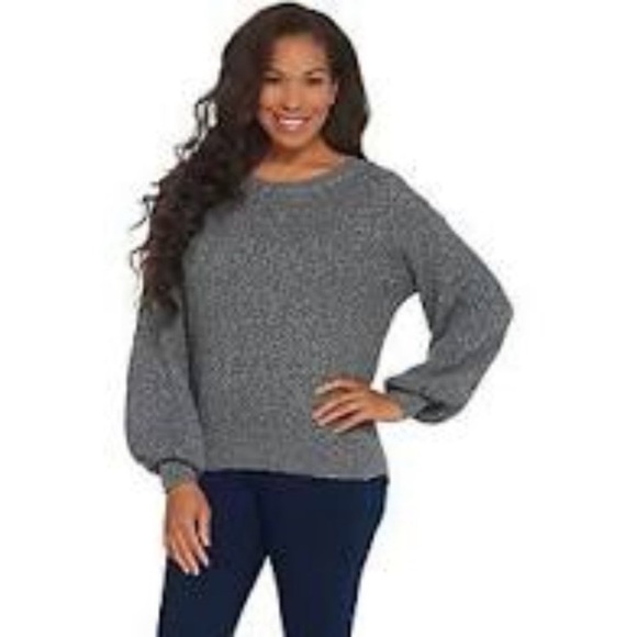 Vince Camuto Love-Sleeve Novelty Texture Stitch - Picture 1 of 9